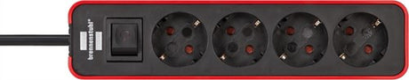 Brennerstuhl prise ecolor 4 voies rouge noir 1,5m h05vv-f 3g1,5 - 1153240070