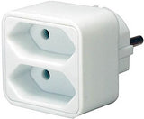 Brennerstuhl bn-1508030 répartiteur de prises 2 x euro blanc