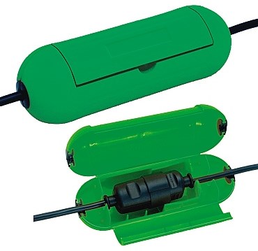 Brennerstuhl coffre-fort pour manchon de fiche de rallonge (vert foncé)