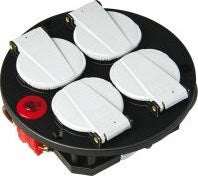 Prises Brennerstuhl insert thermostat 4 voies IP20 230v 16a avec voyant de contrôle - 1081080