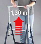 Support de travail Brennerstuhl Support de travail réglable en hauteur. 1 - paquet d'argent