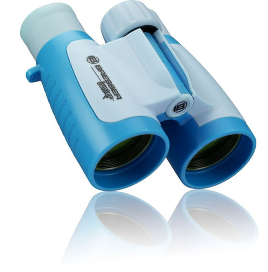 Bresser Binoculars Junior 10,5 cm Blue en caoutchouc