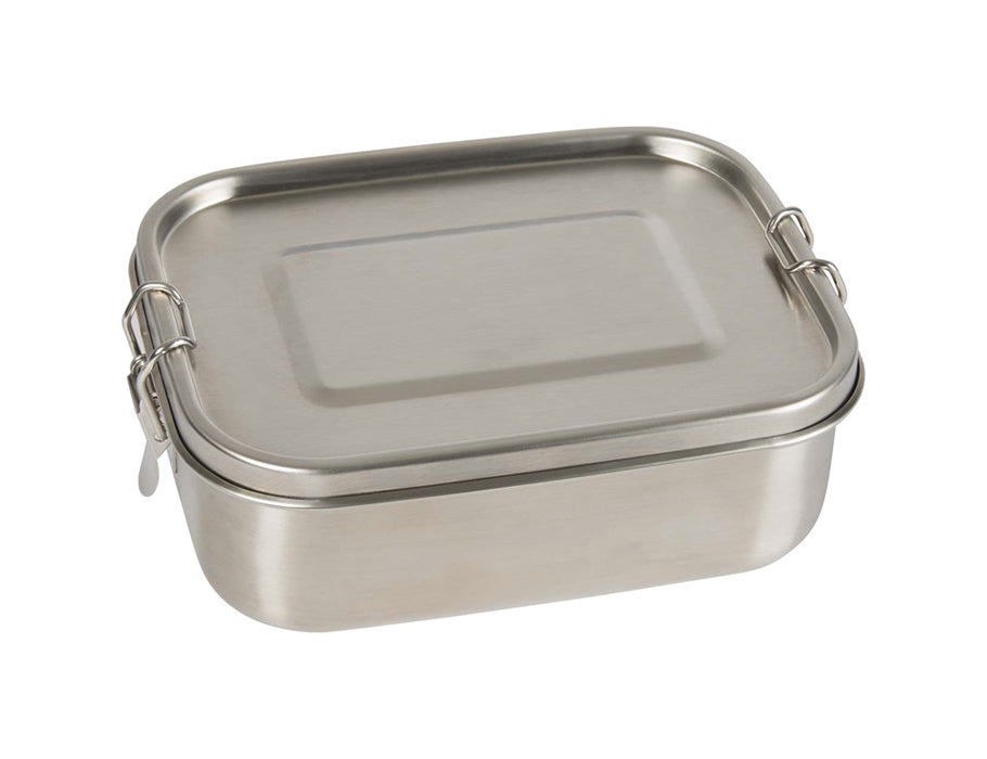 Boîte à lunch en acier inoxydable - avec distributeur et bague en silicone