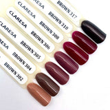 Claresa vernis gel uv led 5 ml marron 304 emmène-moi à la rivière