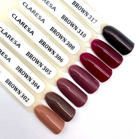 Claresa vernis gel uv led 5 ml marron 304 emmène-moi à la rivière