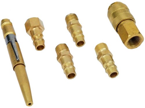 Brüder Mannesmann jeu de raccords rapides 6 pièces (hobby) - 15506