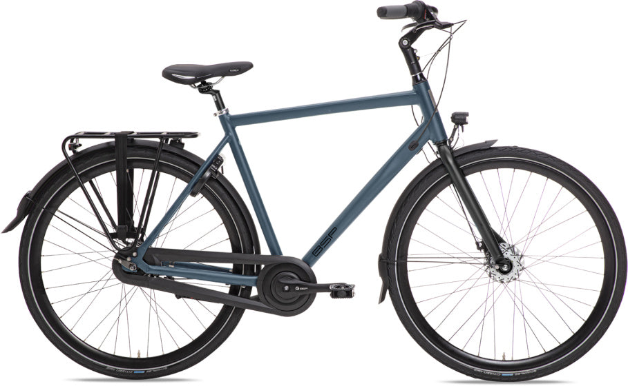 Cadre en aluminium BSP Voyager 28 pouces 56 cm Men 7V Rollerbrake Sky Bleu