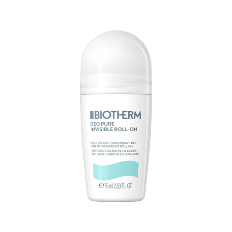 Biotherm déo pure invisible roll-on 48h 75 ml femme