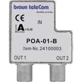 Axa btv 2 ghz distributeur 2xiec tv (poa 01-b)