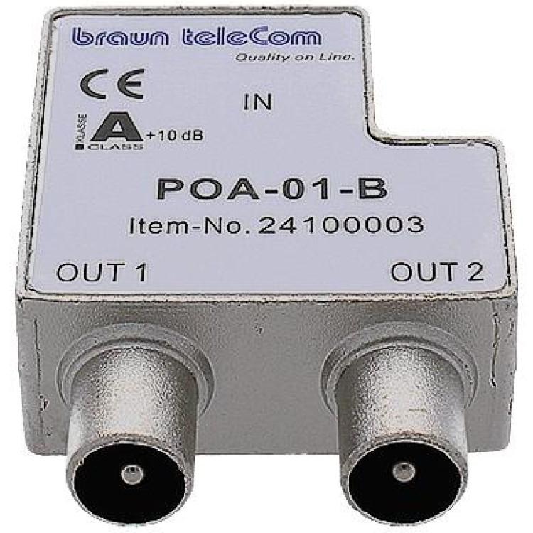 Axa btv 2 ghz distributeur 2xiec tv (poa 01-b)