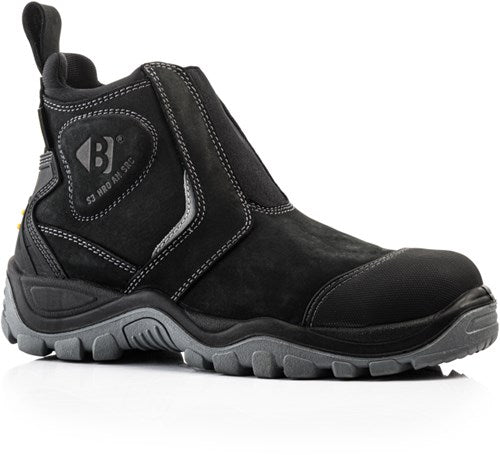 Buckbootz instapper buckshot bsh014 s3 | zwart | maat 41 - 00.176.117.41