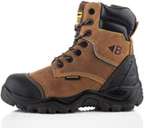 Buckbootz werkschoen bsh008wpnm hoog s3 + kn | bruin | maat 41 - 00.176.031.41