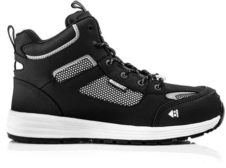 Buckbootz werkschoen largobay sneaker mid baz s1p esd zwart | zwart | maat 40 - 00.176.063.40