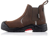 Buckbootz werkschoen nubuckz instapper nkz101brn s3s 2.0 | bruin | maat 44 - 5055138022894
