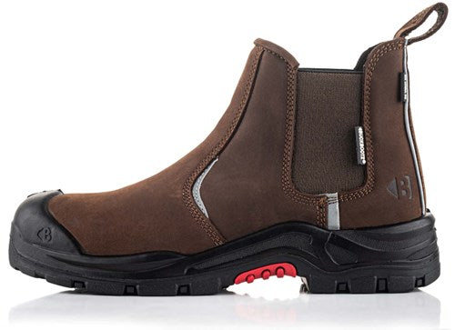 Buckbootz werkschoen nubuckz instapper nkz101brn s3s 2.0 | bruin | maat 47 - 5055138022924