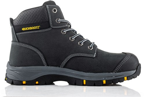 Buckbootz werkschoen wizardz wizl1blk s3s | zwart | maat 47 - 5055138024300
