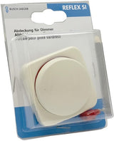 Plaque de recouvrement crème Busch Jaeger + bouton variateur - 4695050