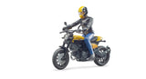 Bruder moto Ducati Scrambler avec chauffeur