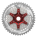 Sunrace CSMX3 10 vitesses Cassette 11-42T. argent métallique