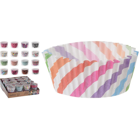Papier moule à cupcake Cucina 60 pièces en tube