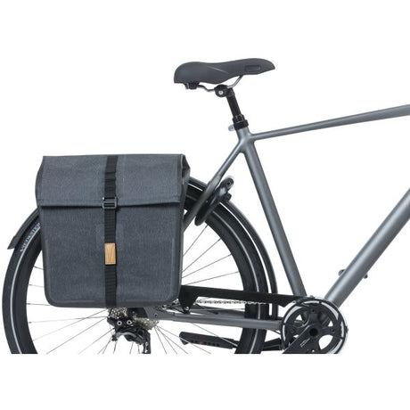 Basil Urban Dry Double Bicycle Bag - Gris, 50L