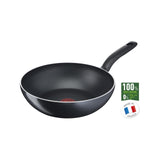 Tefal batterie de cuisine Tefal start easy wok poêle 28 cm noir