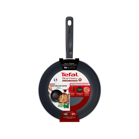 Tefal batterie de cuisine Tefal start easy wok poêle 28 cm noir