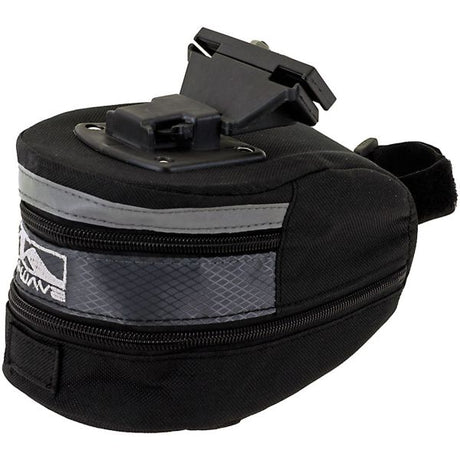 Sacoche de selle M-wave Tilburg grande avec fermeture à clic - noir
