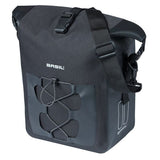 Basil sac unique navigateur étanche m mik 12-15l 17 x 28 x 34 cm - noir