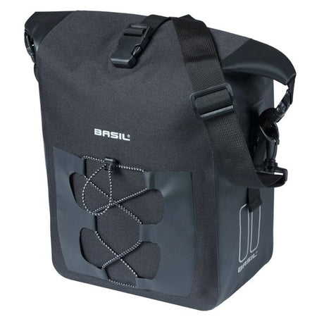 Basil sac unique navigateur étanche m mik 12-15l 17 x 28 x 34 cm - noir