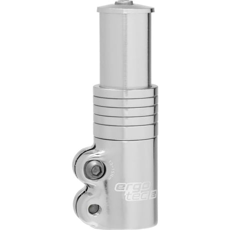 Extenter de la tige Ergotec avant 3 - 1-1 8 AL6061 T6 - Argent