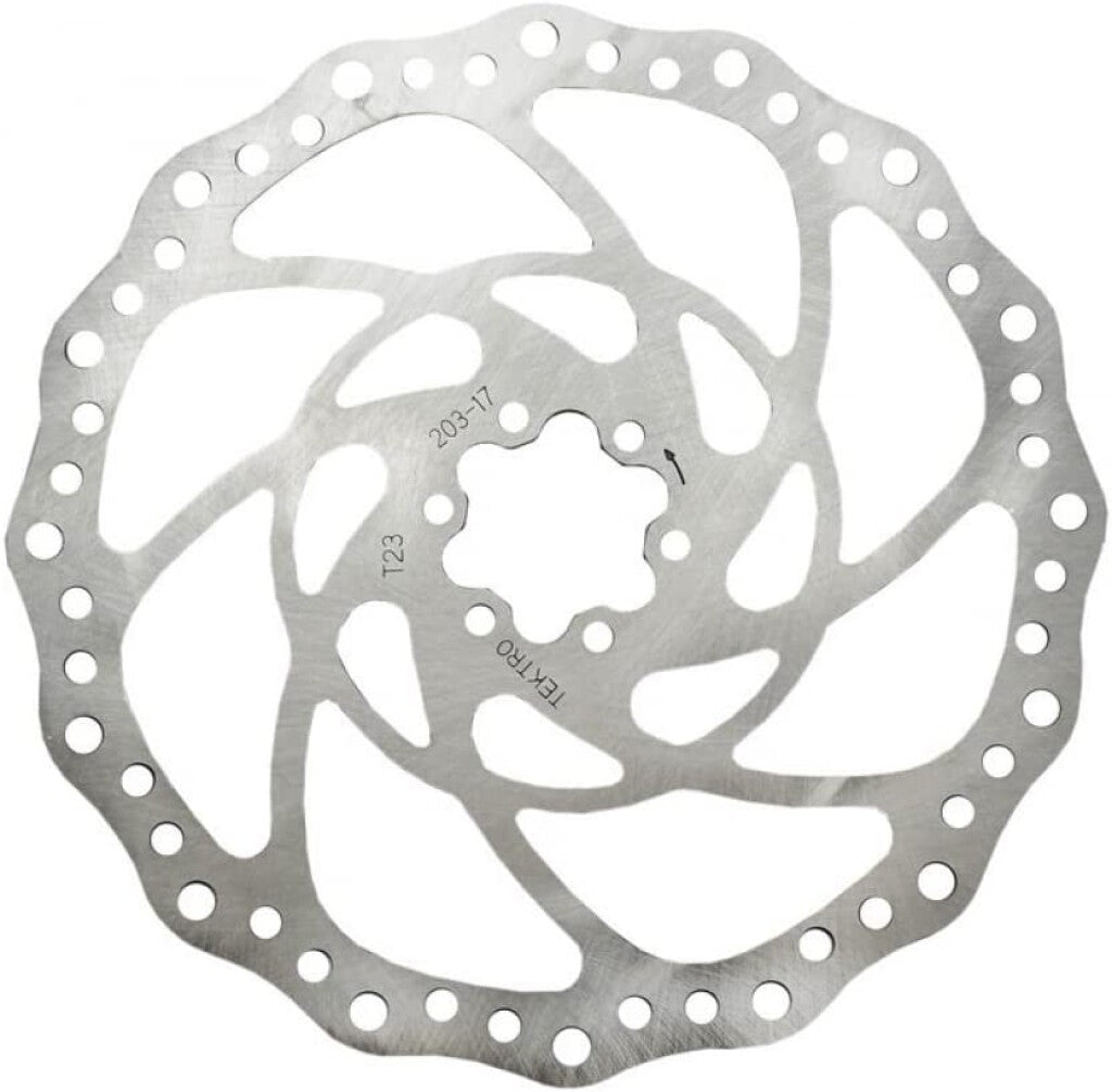 Kt Tero Tr203-1 Rotor de disque de frein à air polygone Ø203 mm à 6 points argent