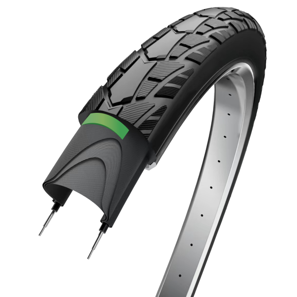 Pneu extérieur Edge Performance Protect - Speed Pedelec 28 x 1,75 47-622 - noir avec reflet