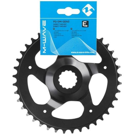 Plateau de vélo électrique Samox à roulement en laiton Bosch gen3 38 dents 47 mm. acier noir