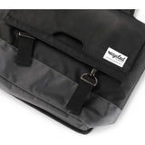 Sac à vélo double à l'épreuve urbaine 55L Green noir - RPET recyclé