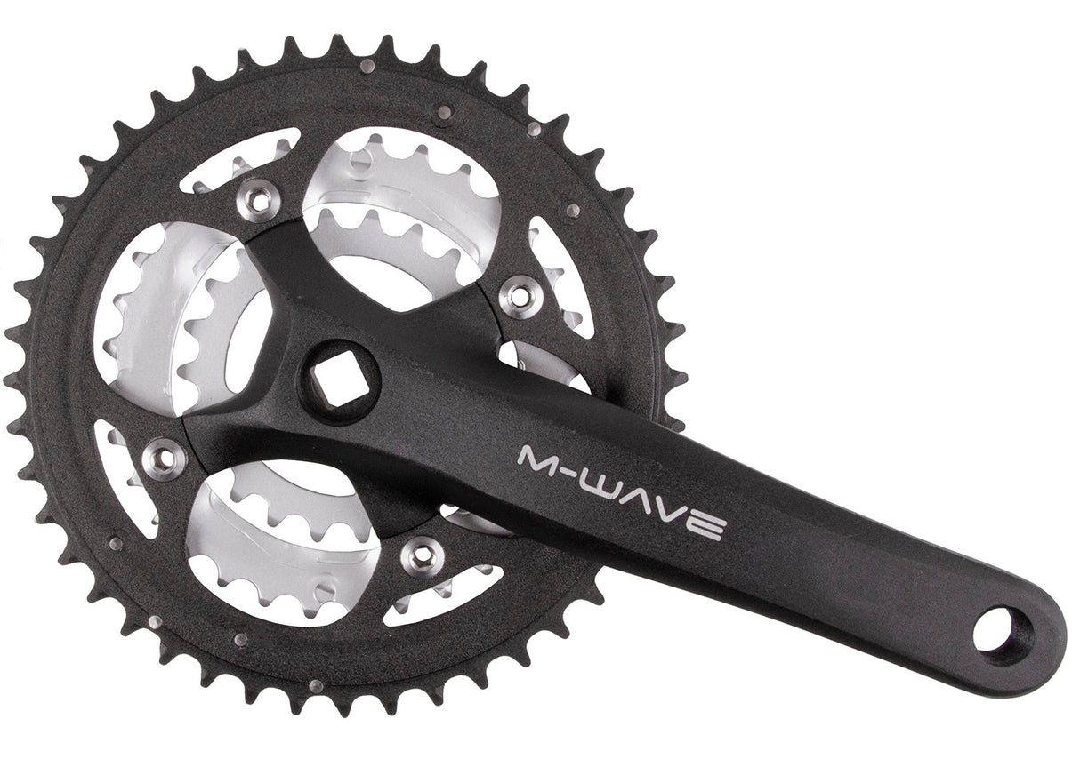 Crankset de M-Wave 22 32 44T 170 mm 8-9 Vaxe noire
