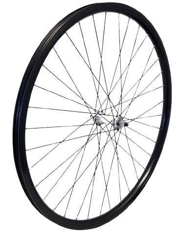 Gazelle Kgs Ryde Front Wheel 28 palce (622) Black Black mluvil pevná osa