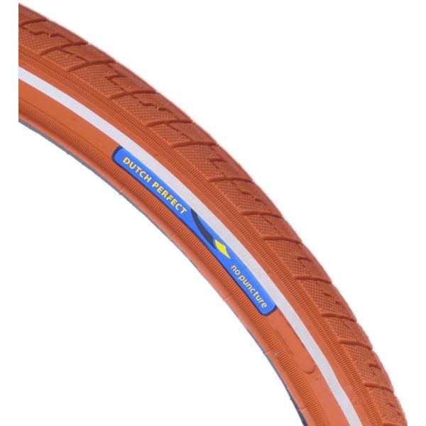 Pneu Dutchperfect Dutch Perfect 28 x 1,40 40-622 mm anti-crevaison - marron avec reflet