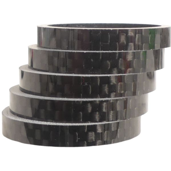 Spacers HZB 28,6 mm 1-1 8 pouces surdimensionnés de carbone 5 mm 5 pièces 6500031