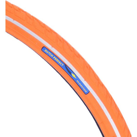 Pneu Dutch Perfect 28 x 1,40 40-622 mm anti-crevaison - orange avec reflet