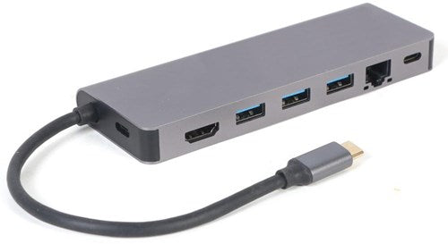 Cableexpert Adaptateur multiple USB-C 5-en-1 Station d'accueil USB-C 5 voies - 9530505