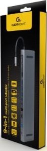 Cableexpert Adaptateur multiple USB-C 9-en-1 Station d'accueil USB-C 9 voies - 9530509