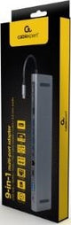 Enzo cablexpert Adaptateur multiple USB-C 9-en-1 Station d'accueil USB-C 9 voies - 9530509