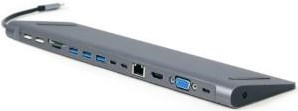 Enzo cablexpert Adaptateur multiple USB-C 9-en-1 Station d'accueil USB-C 9 voies - 9530509