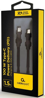 Cableexpert USB-C - Câble de chargement USB-C | 1,5 m | noir | maximum 100w - 9530165
