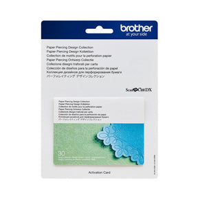 Brother • Collection de modèles de perçage en papier pour carte d'activation