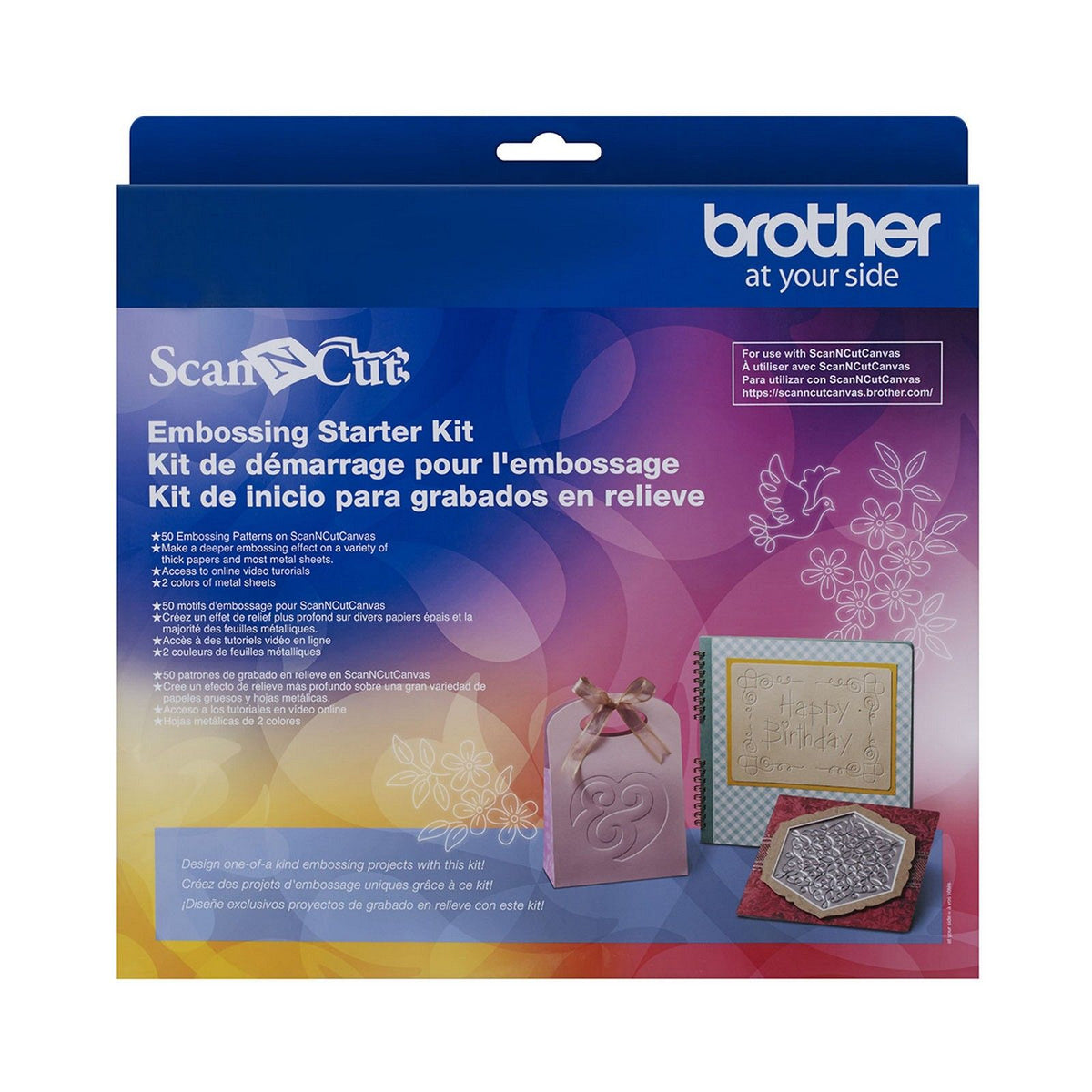 Brother • Kit de démarrage pour gaufrage scanncut