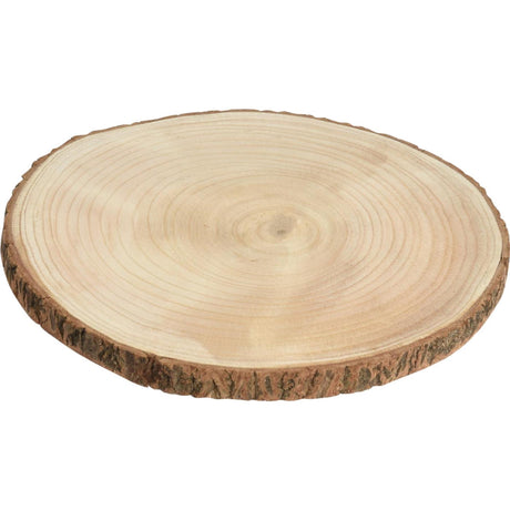 Disque d'arbre avec écorce, 30x2cm