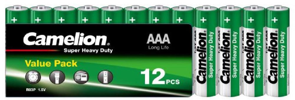 Piles Camelion aaa micro r3 (12 pièces)