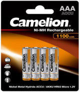 Piles rechargeables Camelion aaa micro hr3 1100mah (4 pièces)